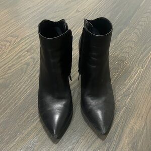 Marc Fisher Sleek Black Ankle Booties